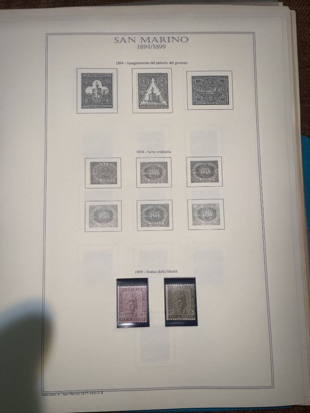 213 San Marino Stamp 1894-1973 Vintage Collection Mint Used FDR Airmail Postage